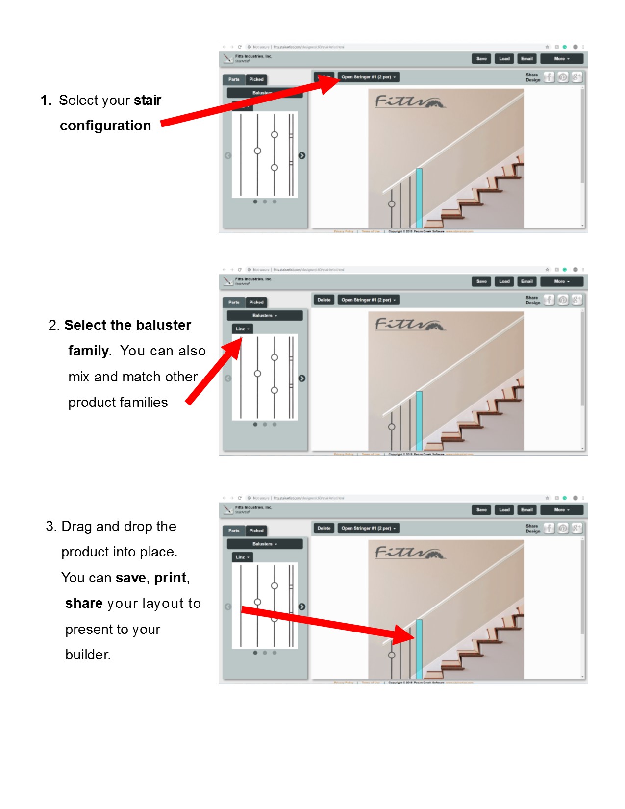 Stair Design Tool Fitts Industries, Inc., Manufacturers of Quality